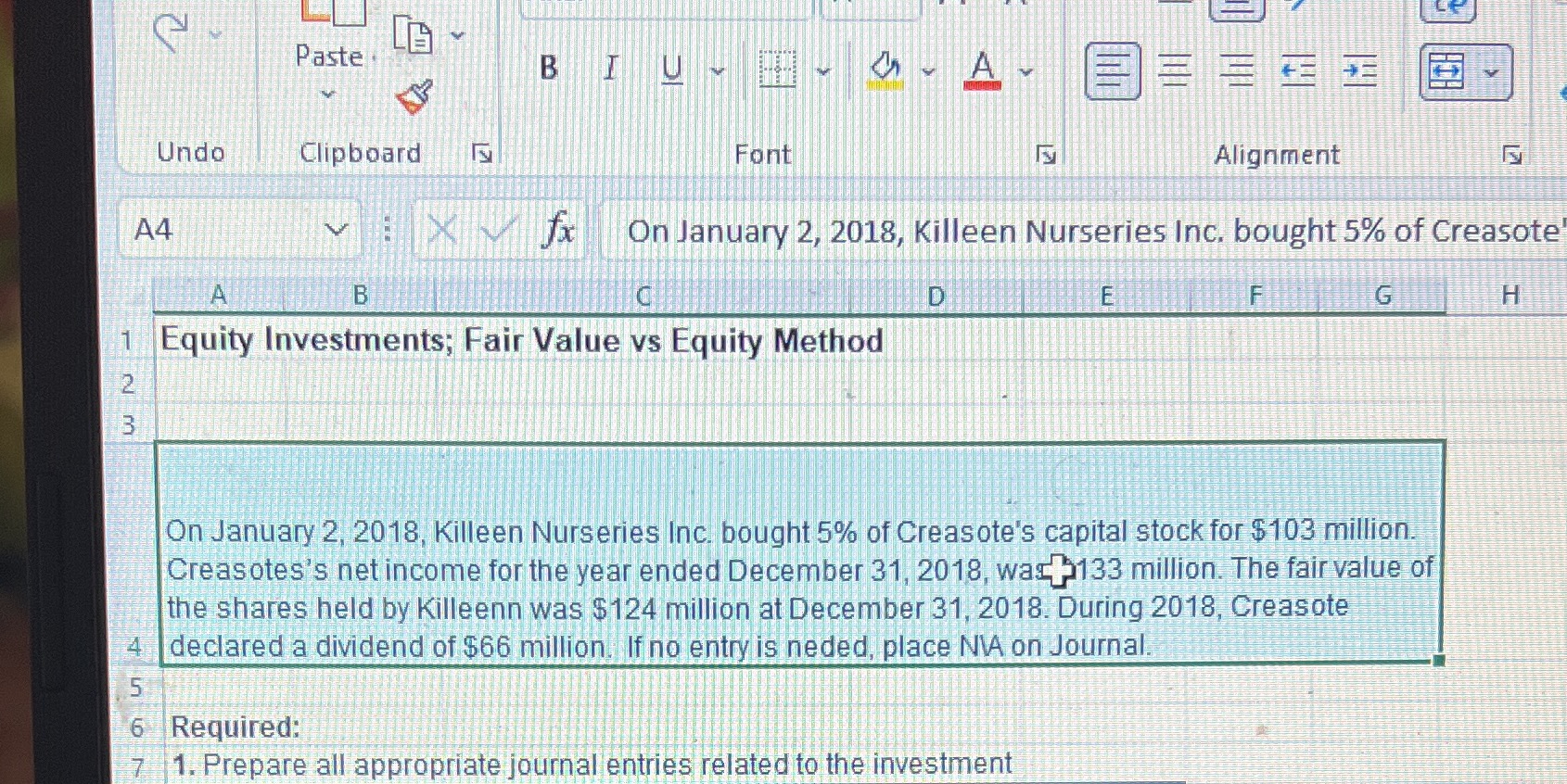 Paste B J U - A EE Undo Clipboard Font Alignment