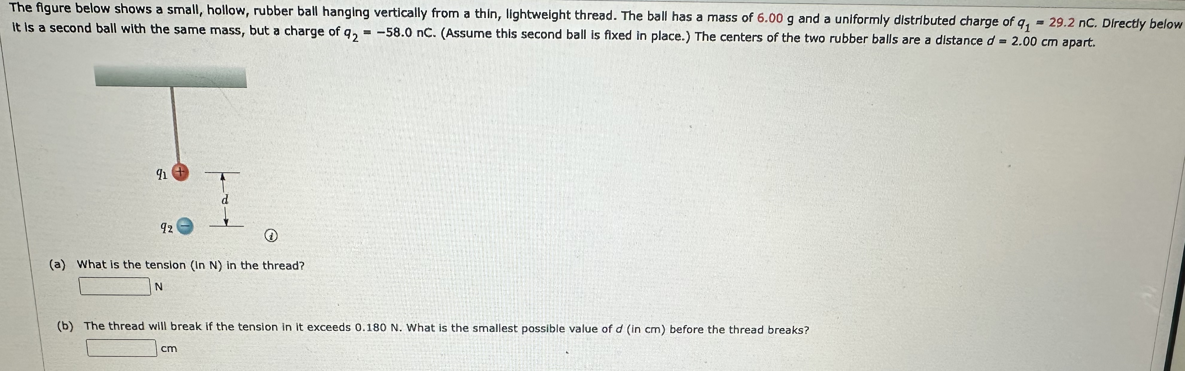 The figure below shows a small, hollow, rubber
