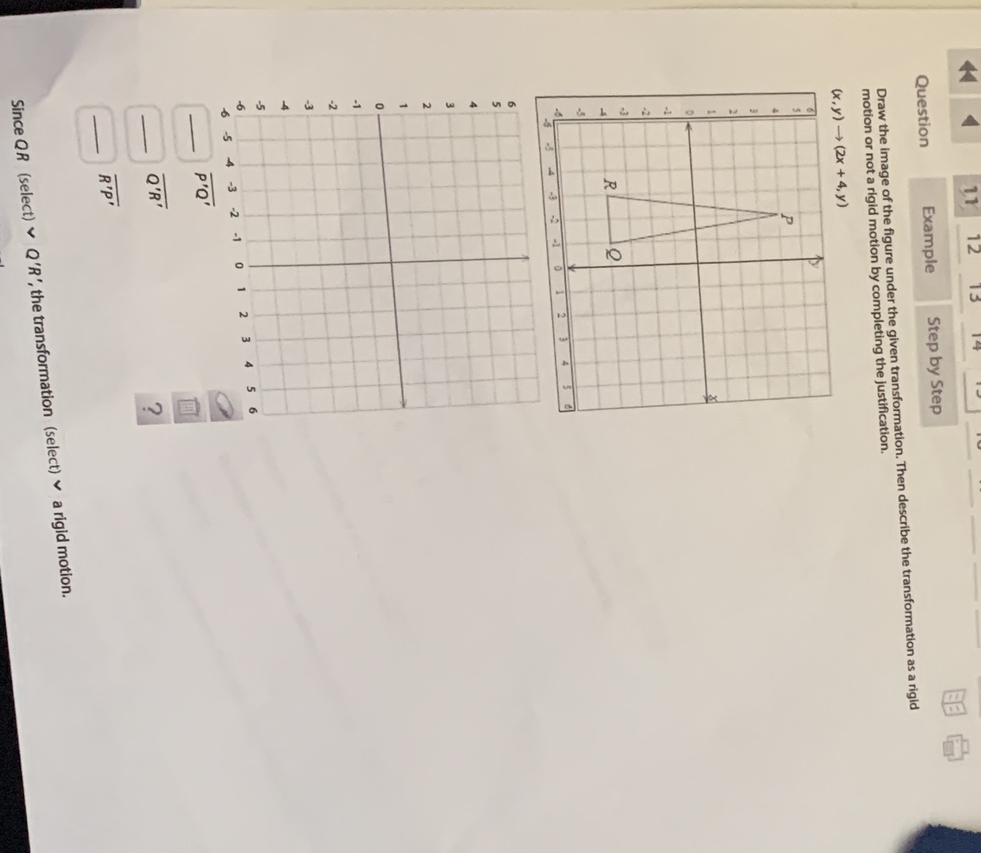 15 Question Example Step by Step Draw the image