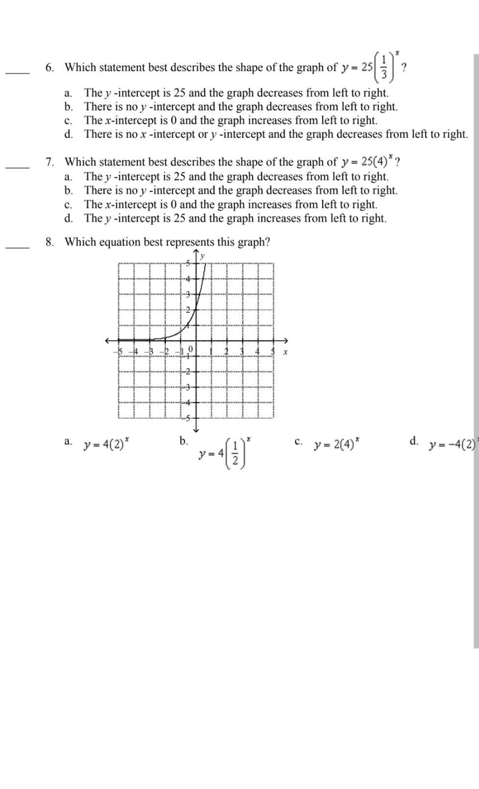 need someone to answer 6. Which statement best