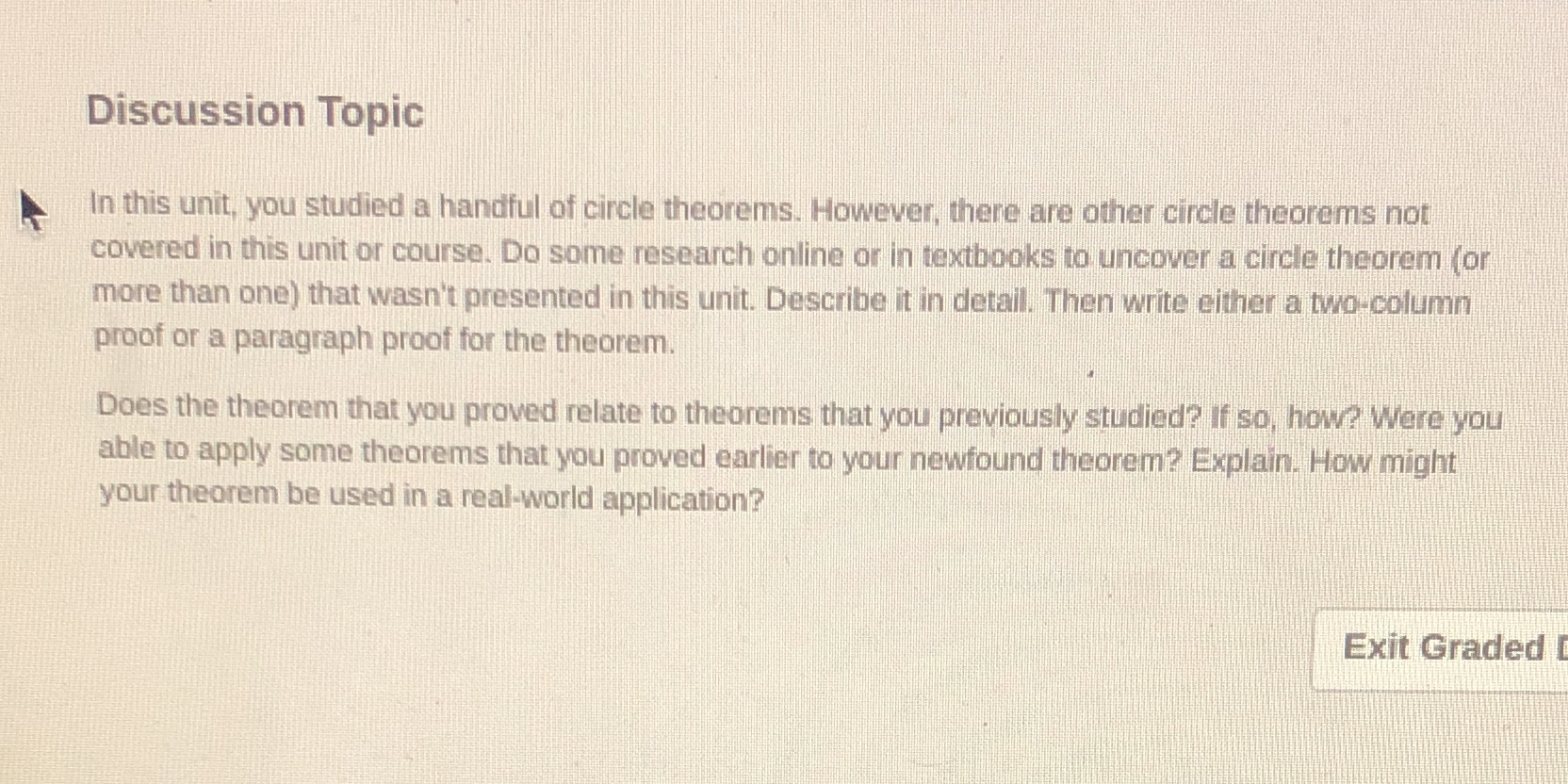 i need help with the theroem and proff