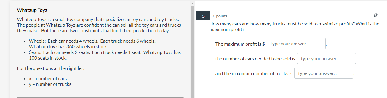 Whatzup Toyz Whatzup Toyz is a small toy company