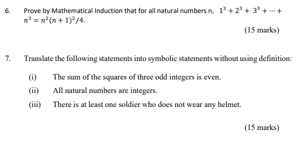 2. Let p, q and r be simple statements. Determine