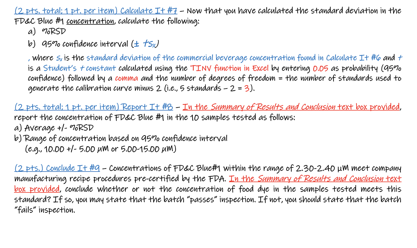 Please use the provided data on excel thx! ( 3