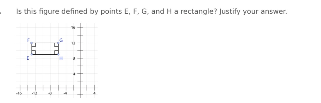 A. Yes, EFGH is a rectangle. Base on the