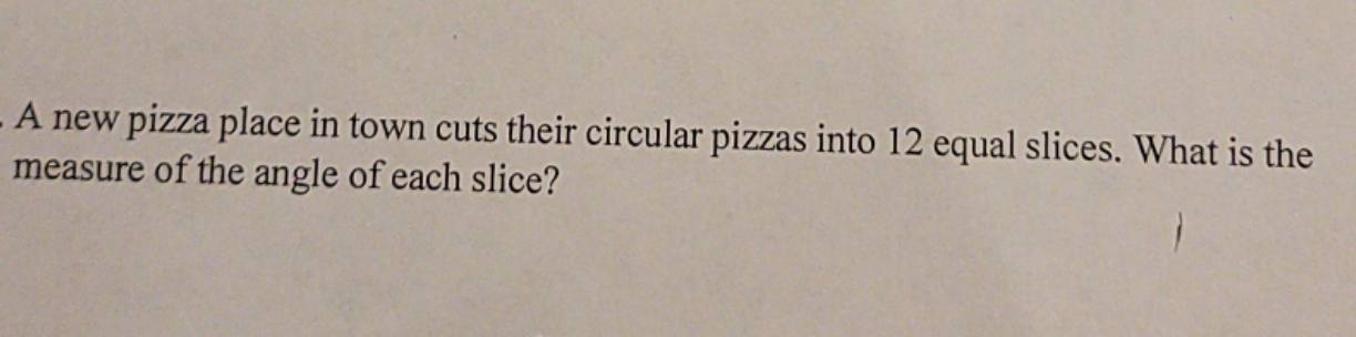 work and answer A new pizza place in town cuts