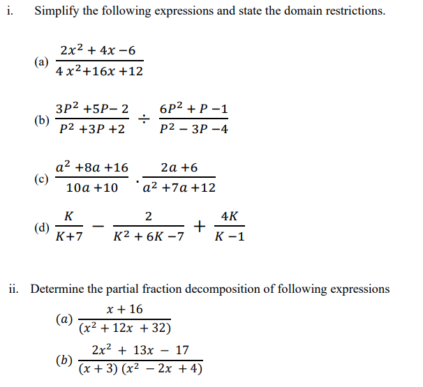 Simplify and write the resulting expression in