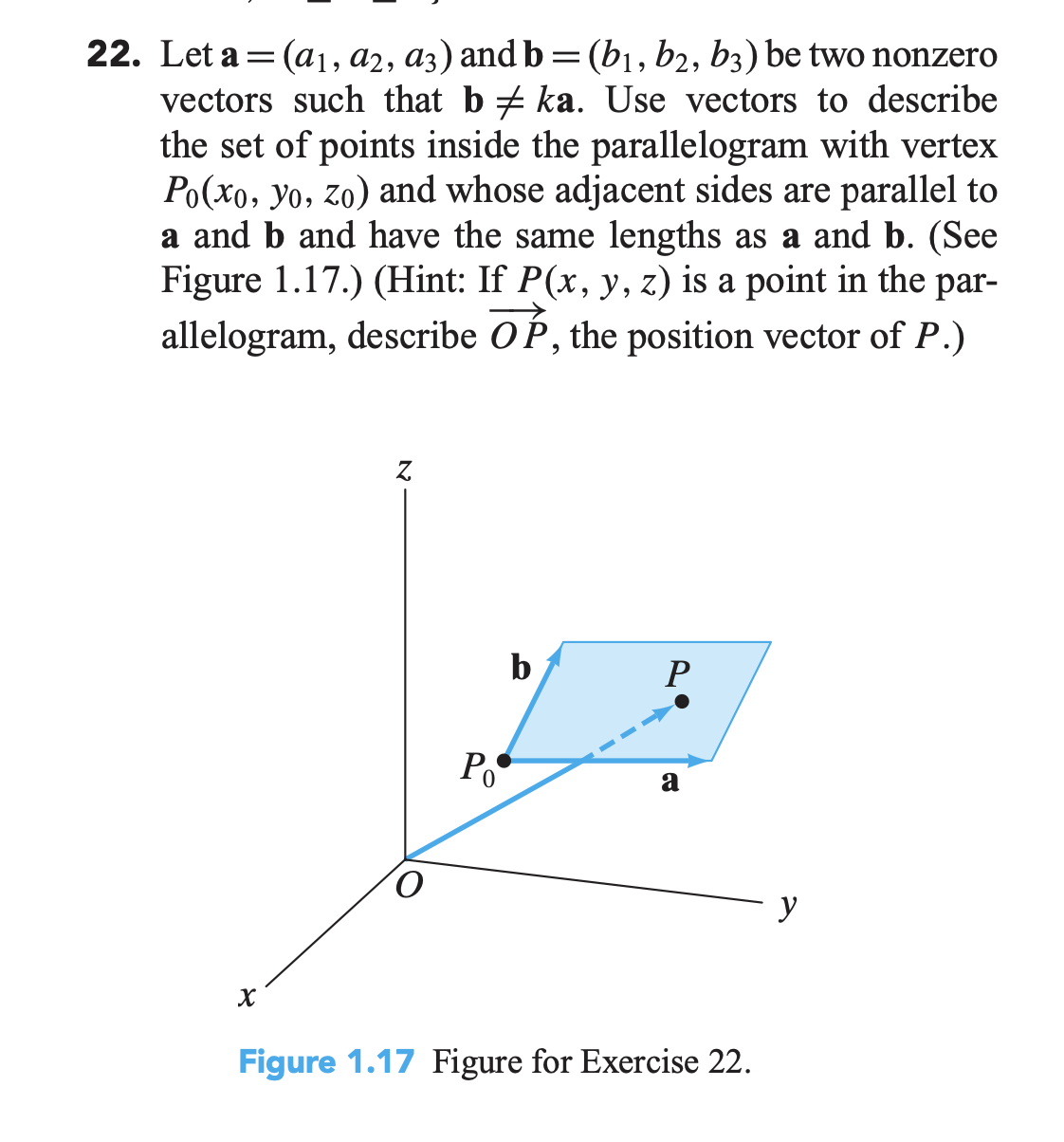 22. Let a = (a1, a2, a3) andb = (b1, b2, 193) be