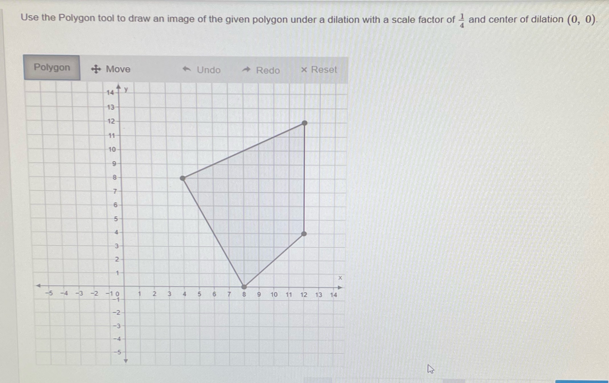 Use the Polygon tool to draw an image of the