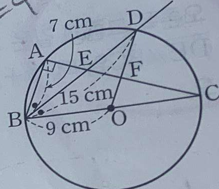 Algebra In the following diagram, Circle O is