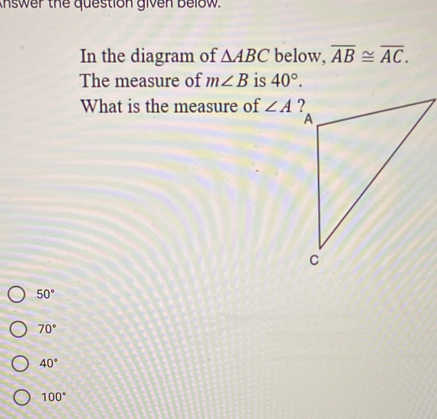 Answer the question given below. In the diagram