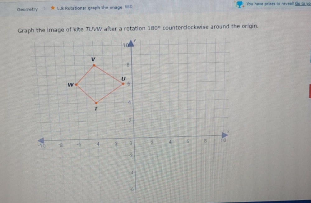 reflection: graph the image Geometry  style=