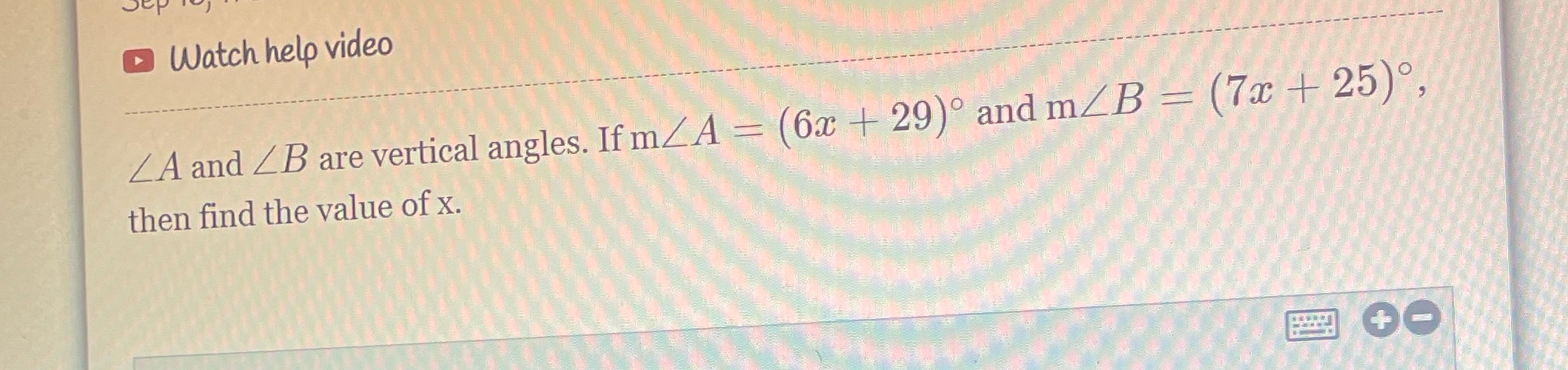 whats the answer Watch help video ZA and Z B are