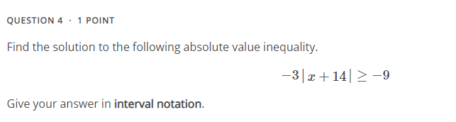 QUESTION 1 . 1 POINT Solve 2x (x + 2) +4 = 0 by