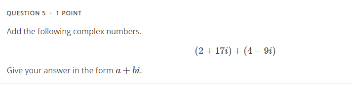 QUESTION 1 . 1 POINT Solve 2x (x + 2) +4 = 0 by
