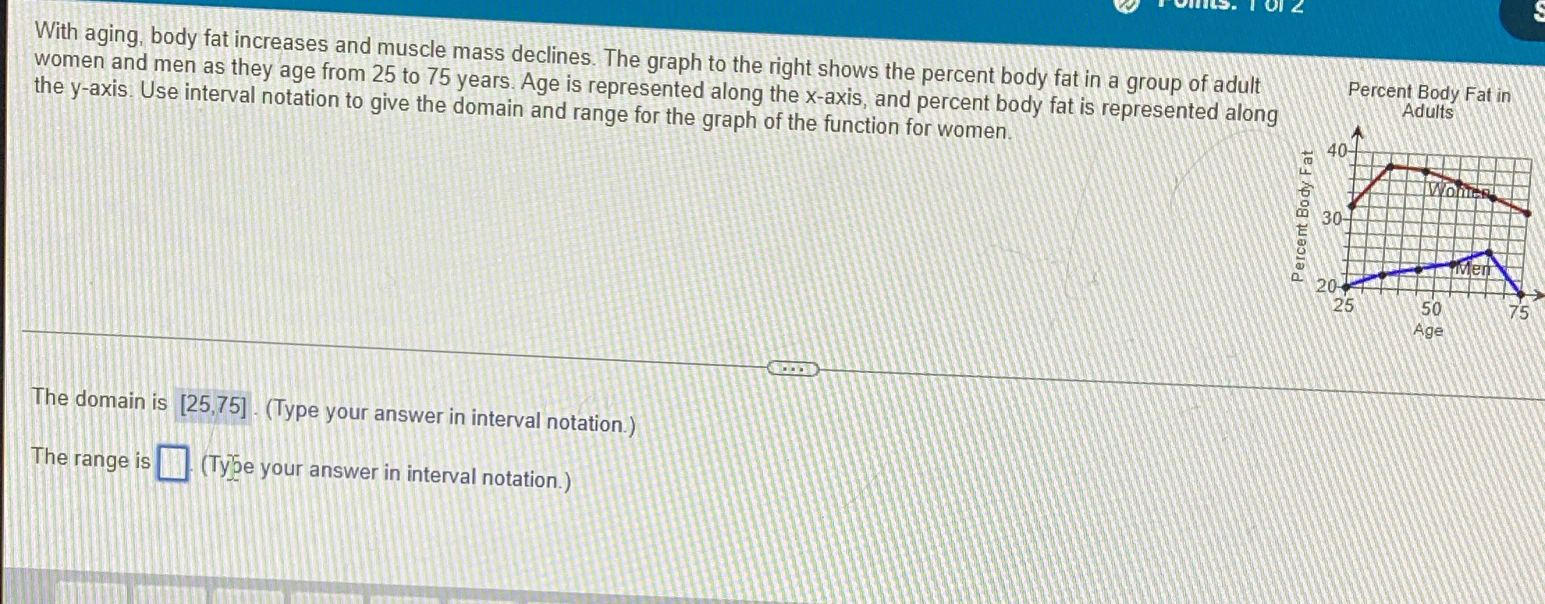 With aging, body fat increases and muscle mass