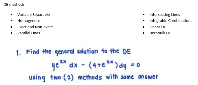 DIFFERENTIAL EQUATION Show straightforward,