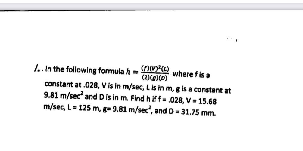Convert units before answering __ (0003\") . I. .