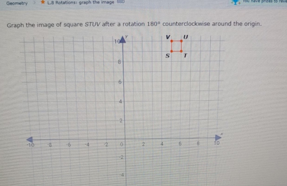 rotation: graph the image Geometry  style=