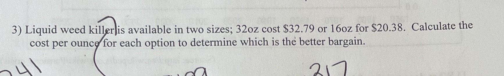 3) Liquid weed killer is available in two sizes;