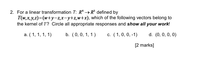 All Calculations must be shown to earn full