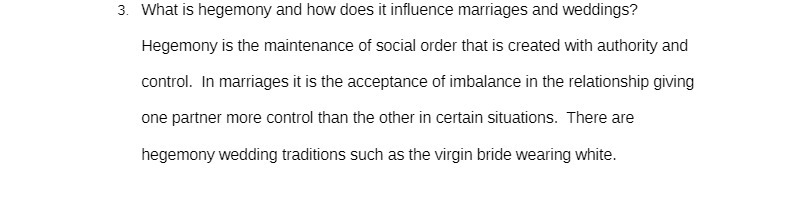 3. What is hegemony.r and how does it inuence