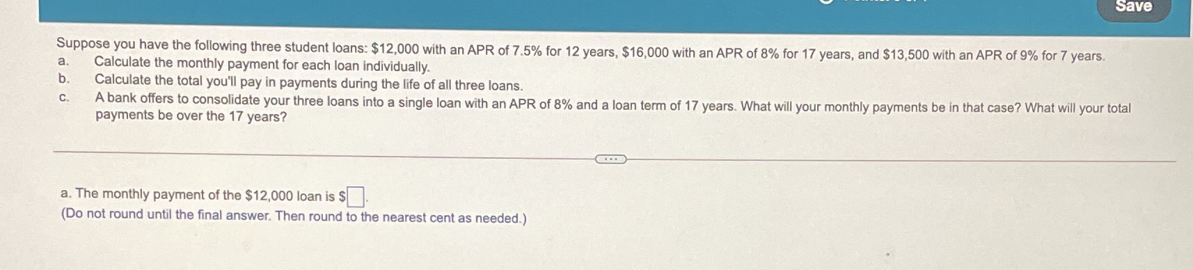 Save Suppose you have the following three student