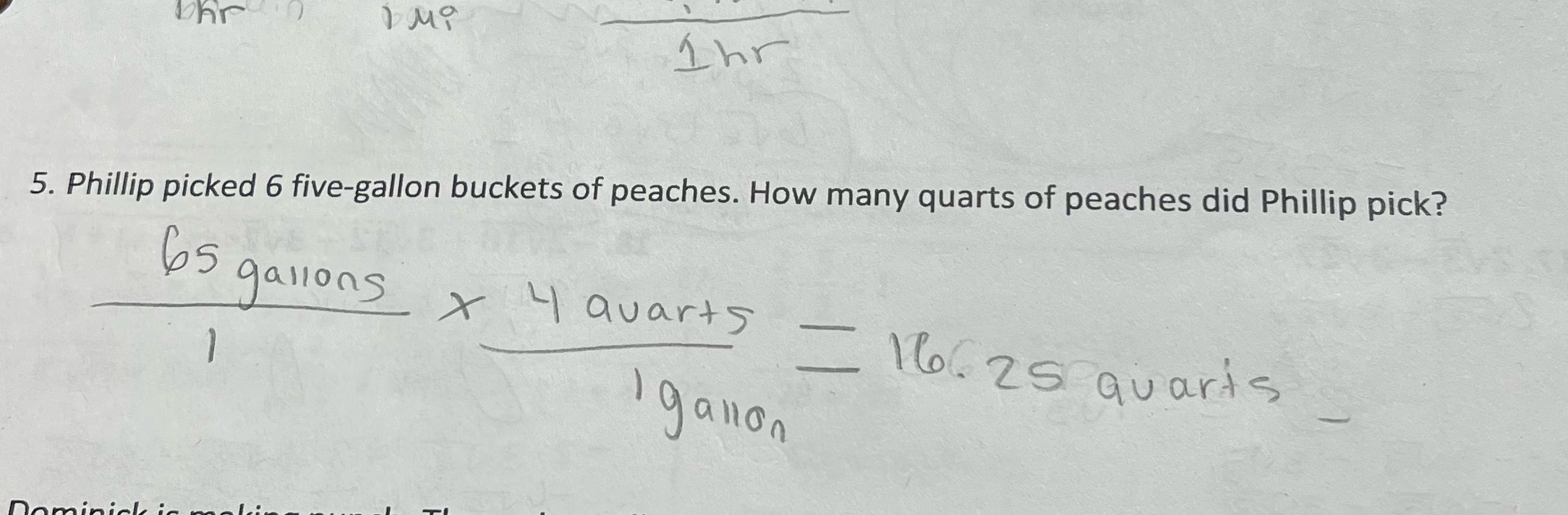 Ohr 5. Phillip picked 6 five-gallon buckets of