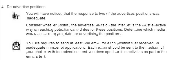 4. Re-advertise positions. You will have noticed