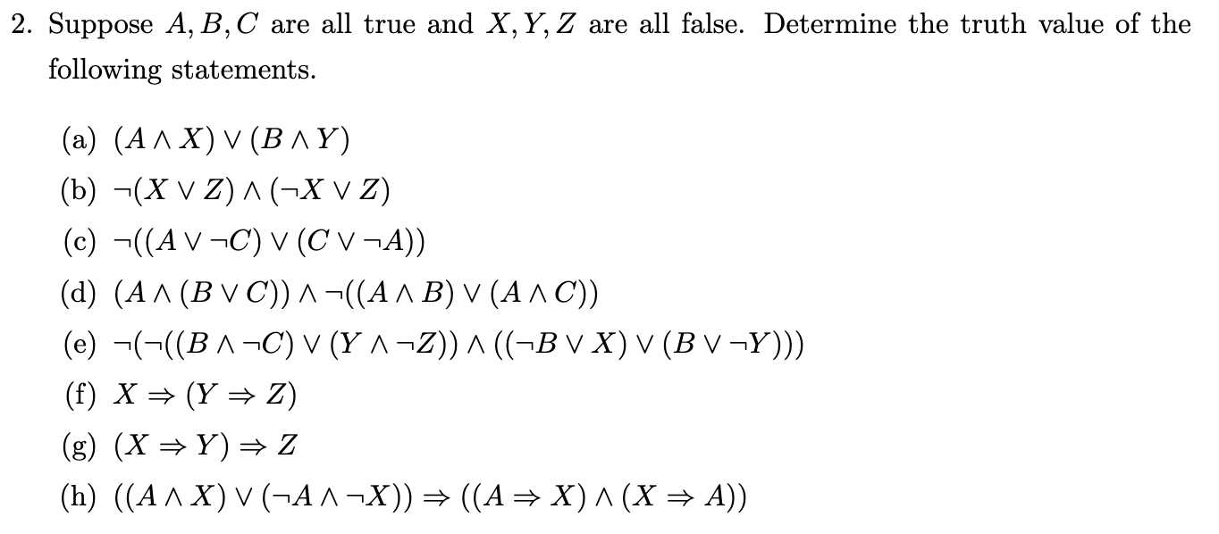 can u help with this 2. Suppose A, B, C are all