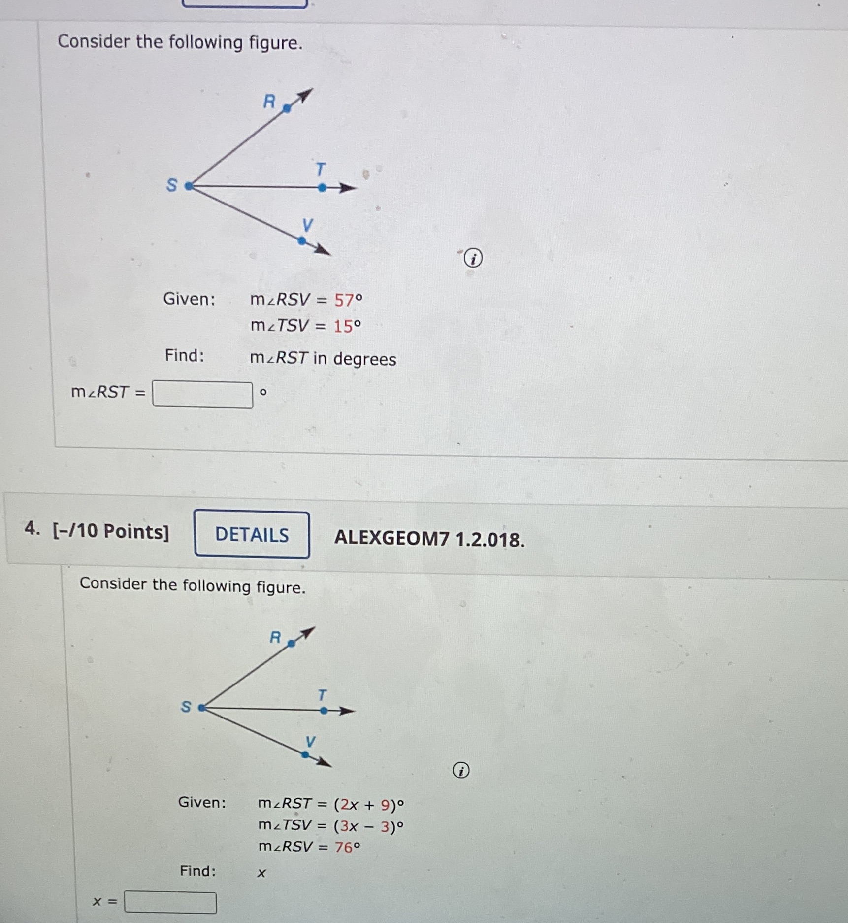 Consider the following figure. Given: mzRSV = 570