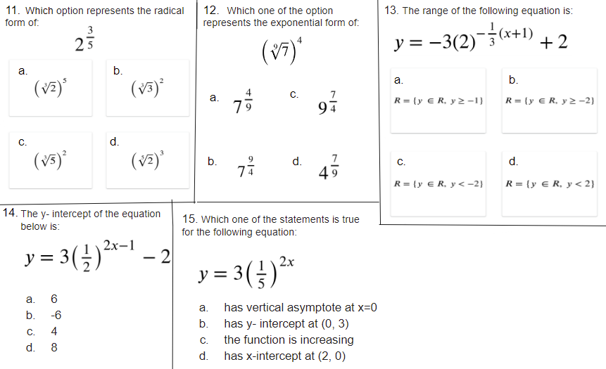 Please answer these multiple-choice questions