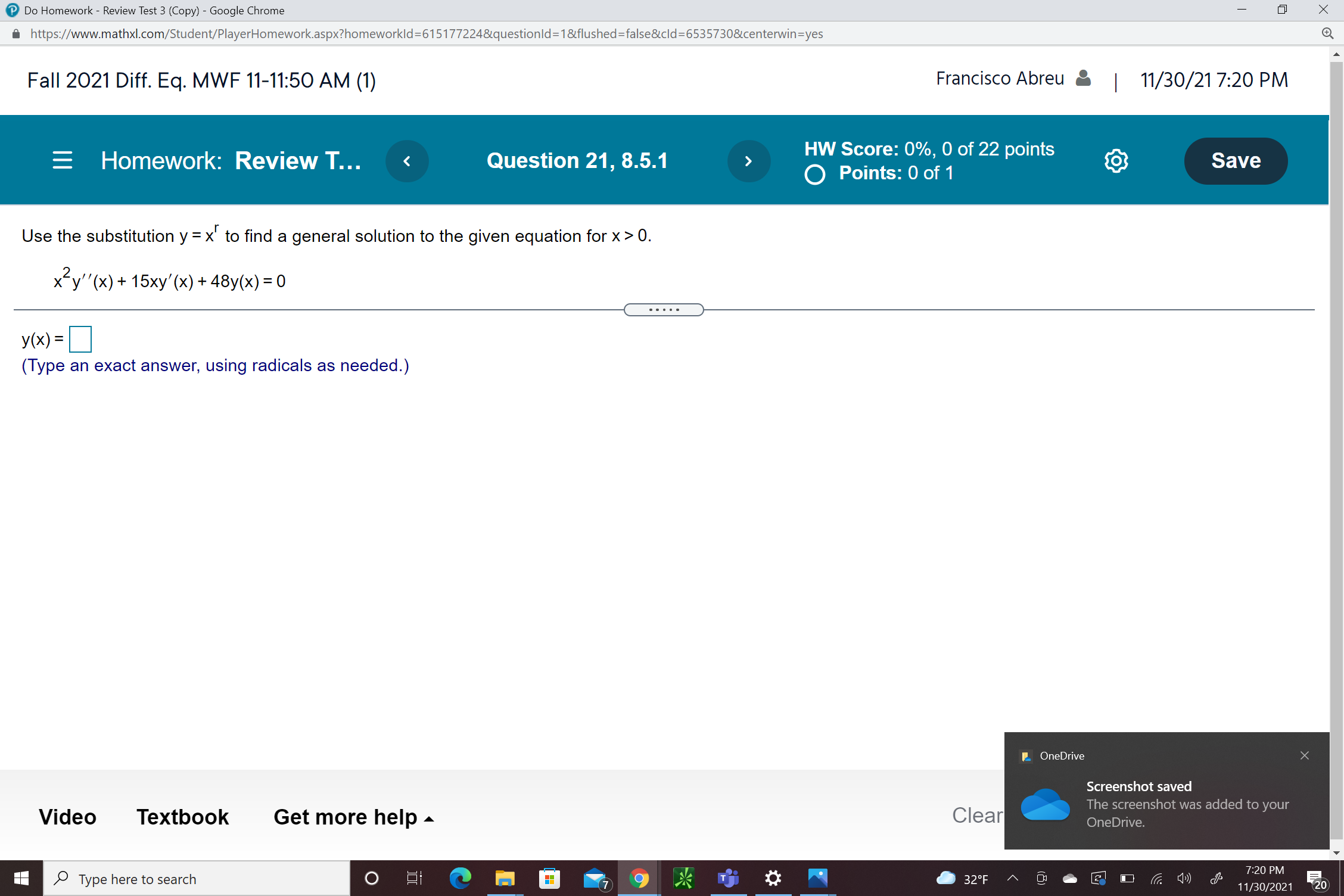 Do Homework - Review Test 3 (Copy) - Google