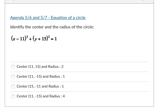 solve this problem Agenda 5/6 and 5/7 - Equation