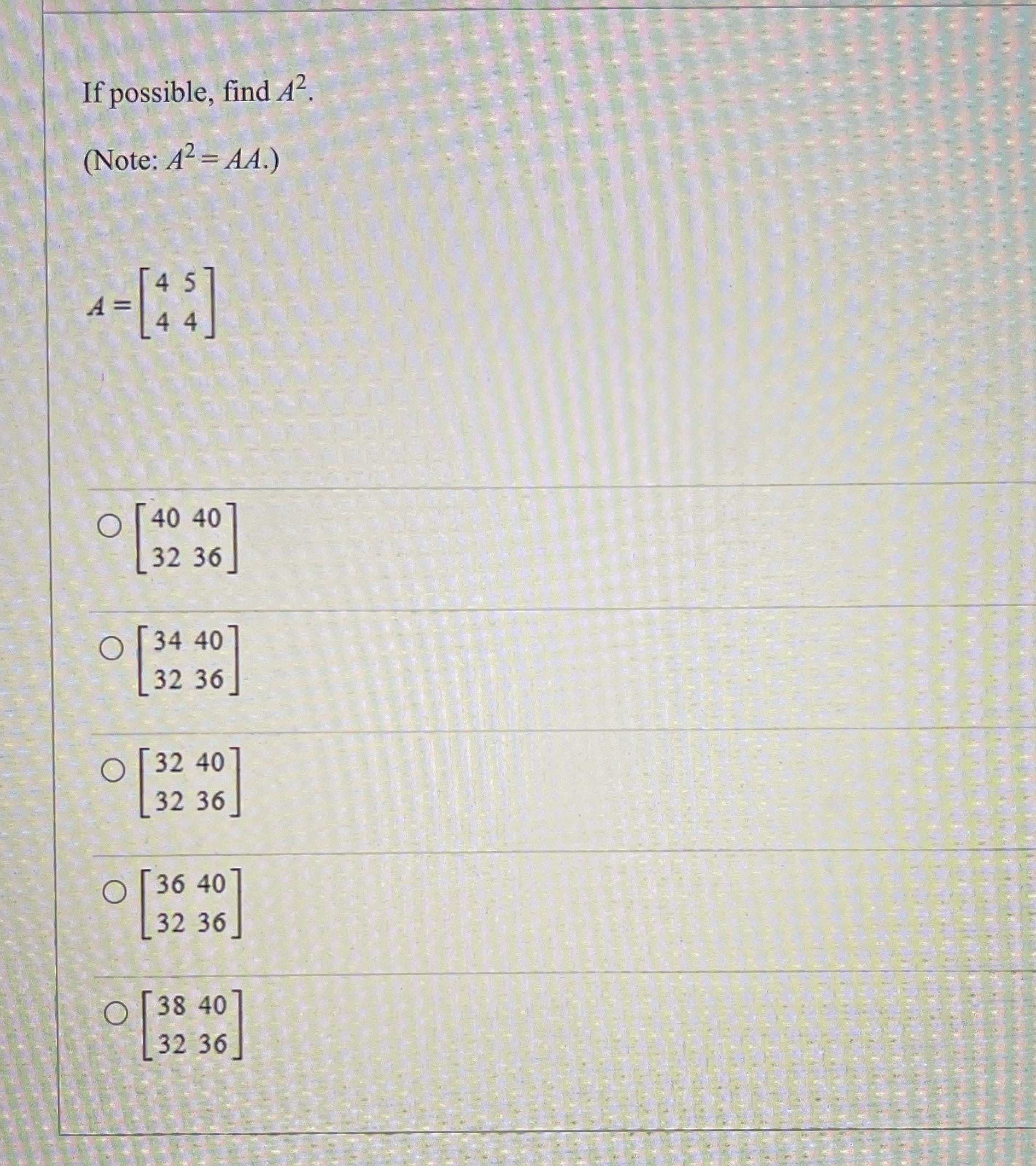 Please answer and explain. Thank you. If