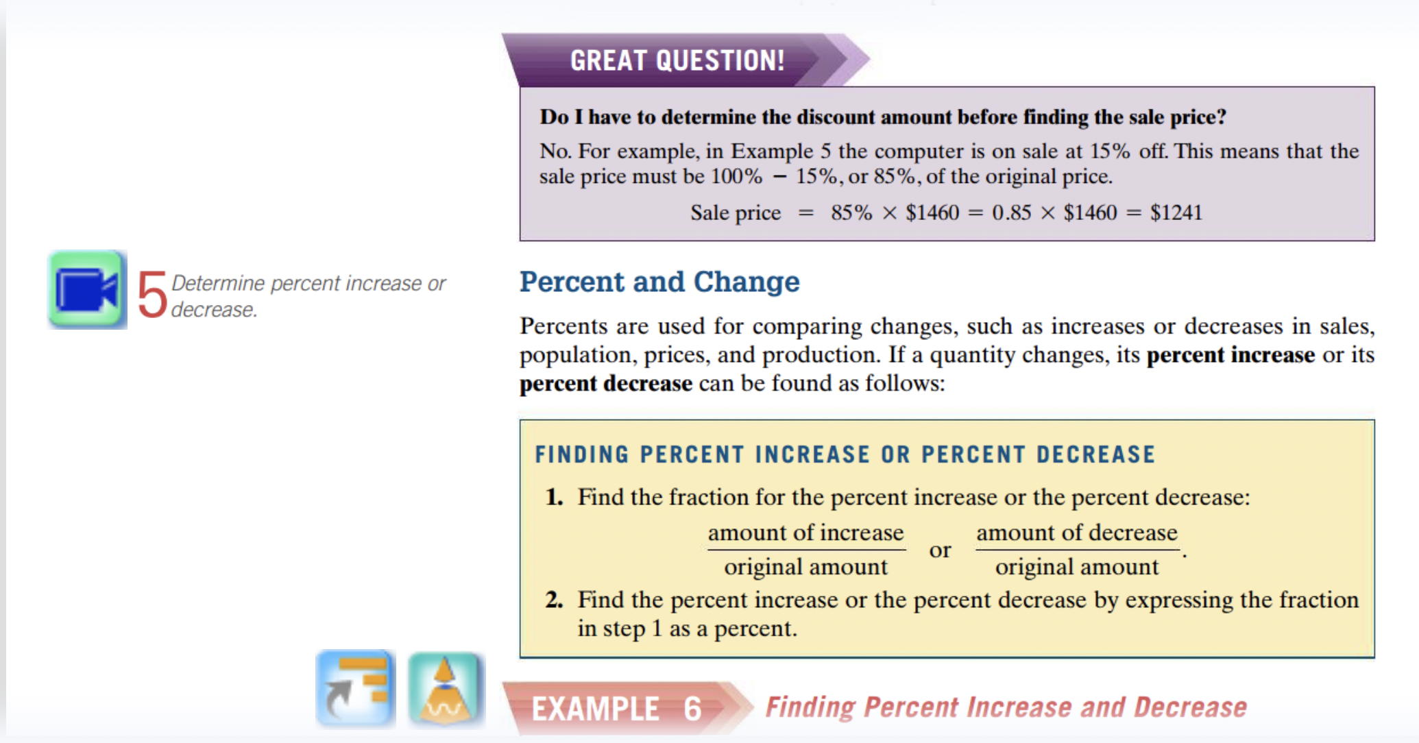 As you are going through the sections in Chapter