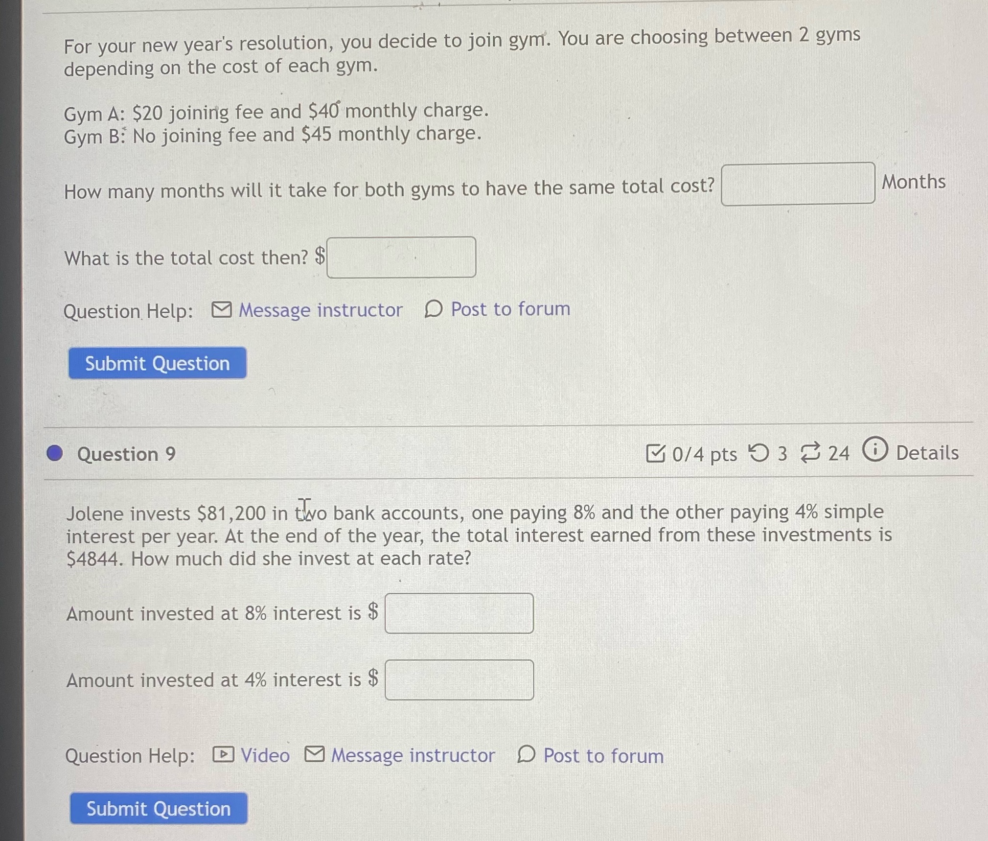 For your new year's resolution, you decide