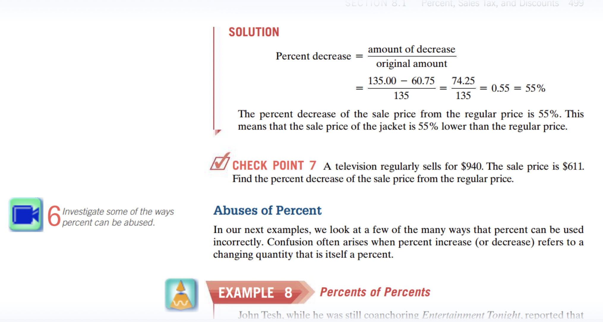 As you are going through the sections in Chapter