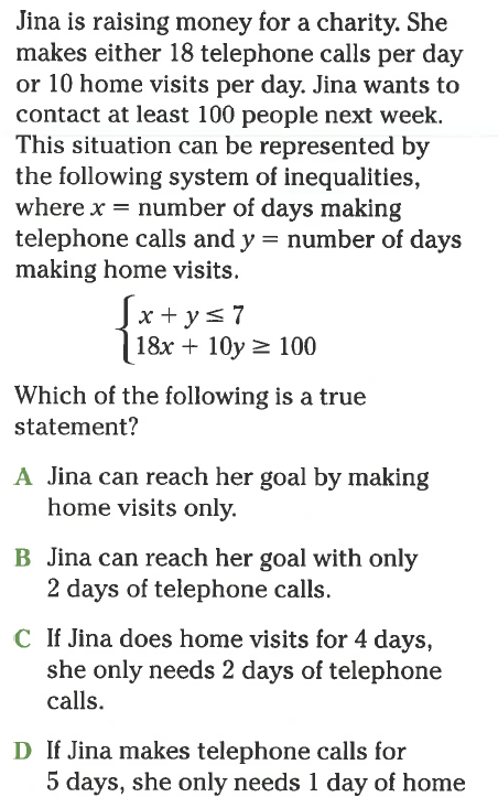 J ina is raising money for a charity. She makes