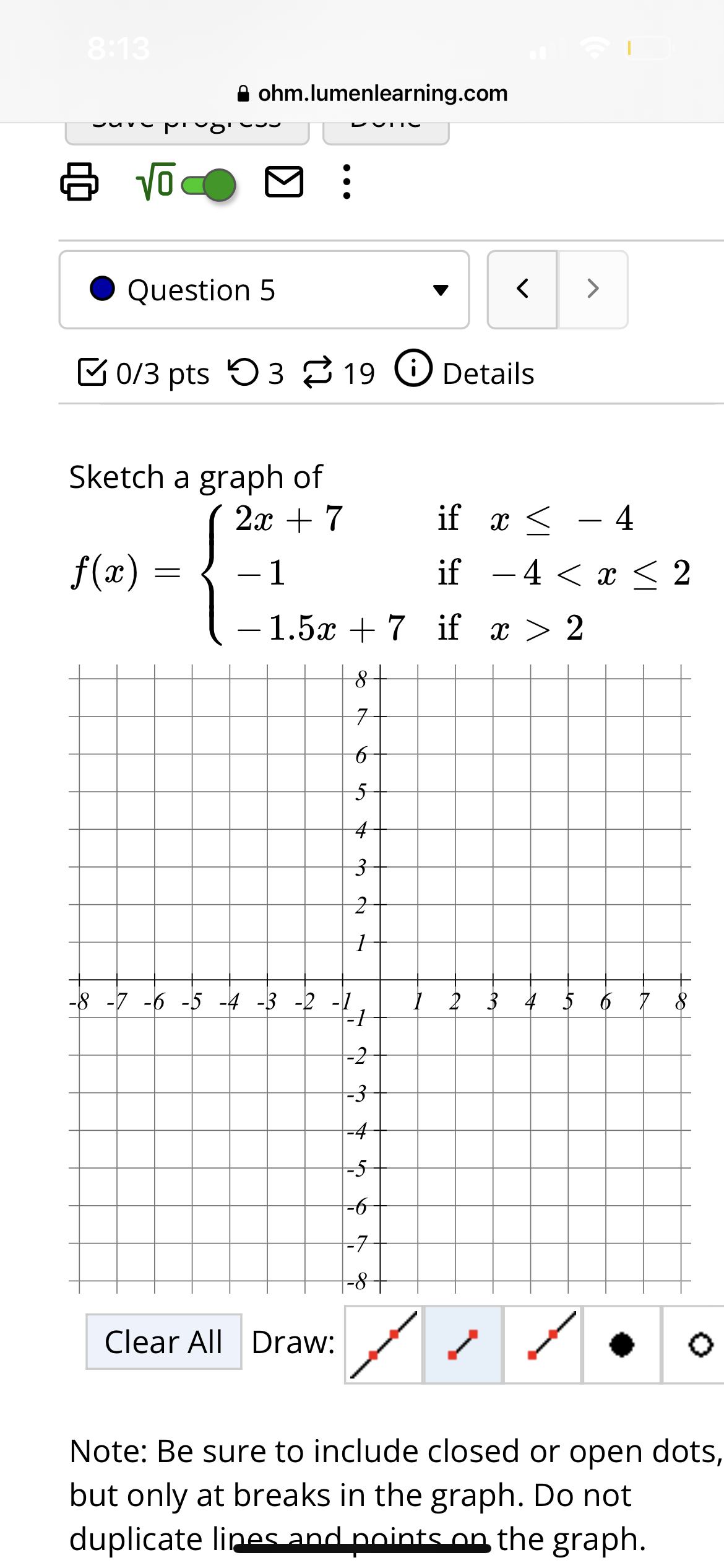 8:12 ohm.lumenlearning.com Progress saved Done