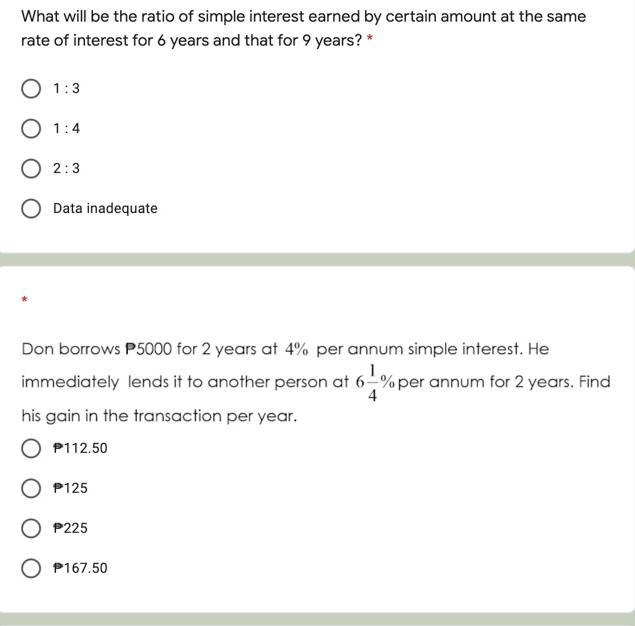 INSTRUCTIONS: MULTIPLE CHOICE. What will be the