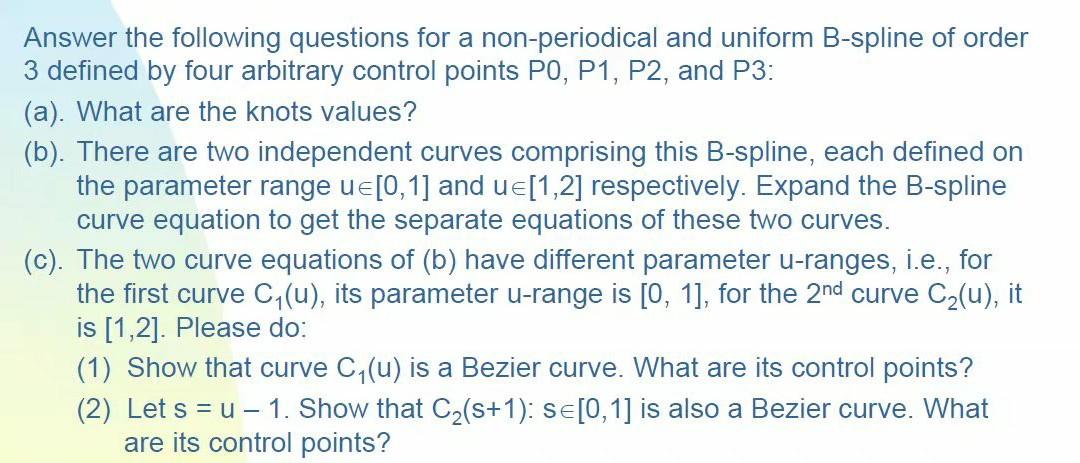 Answer the following questions for a