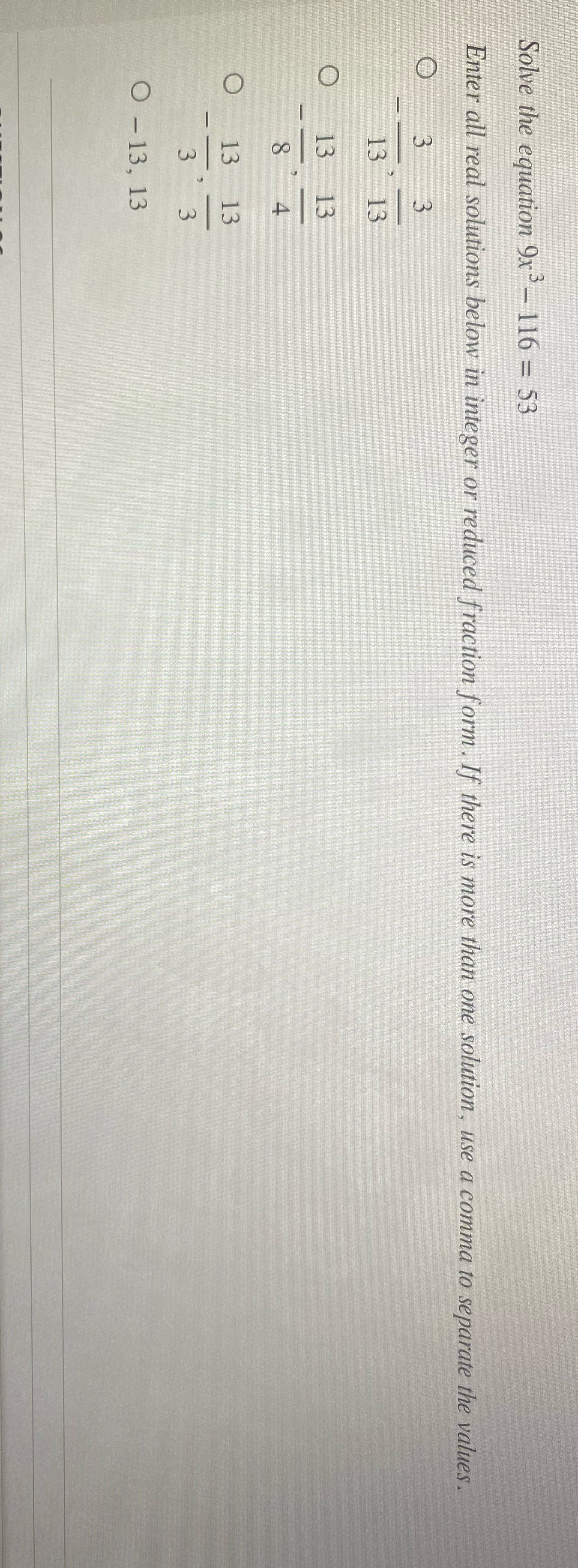 Pleseeees help Enter all real solutions below in