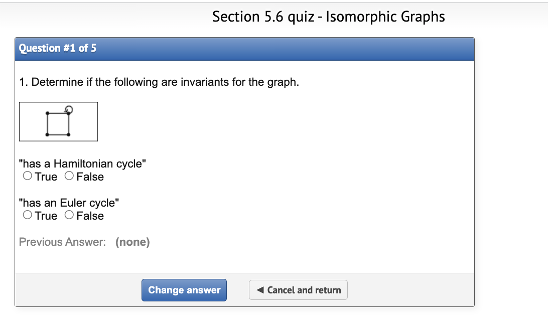 Section 5.4 quiz - Matrix Representations of