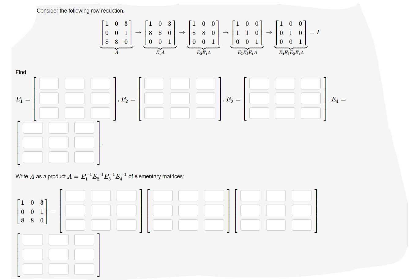 The Question is below Consider the following row