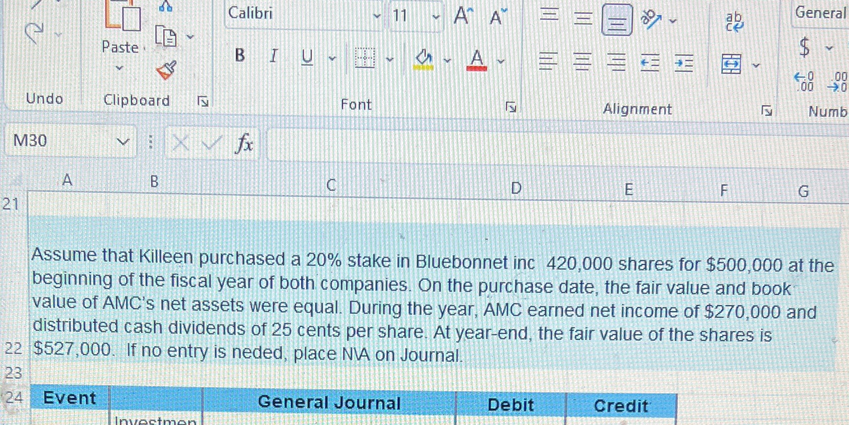 Calibri 11 AA General Paste BI U - - A v 100 Undo