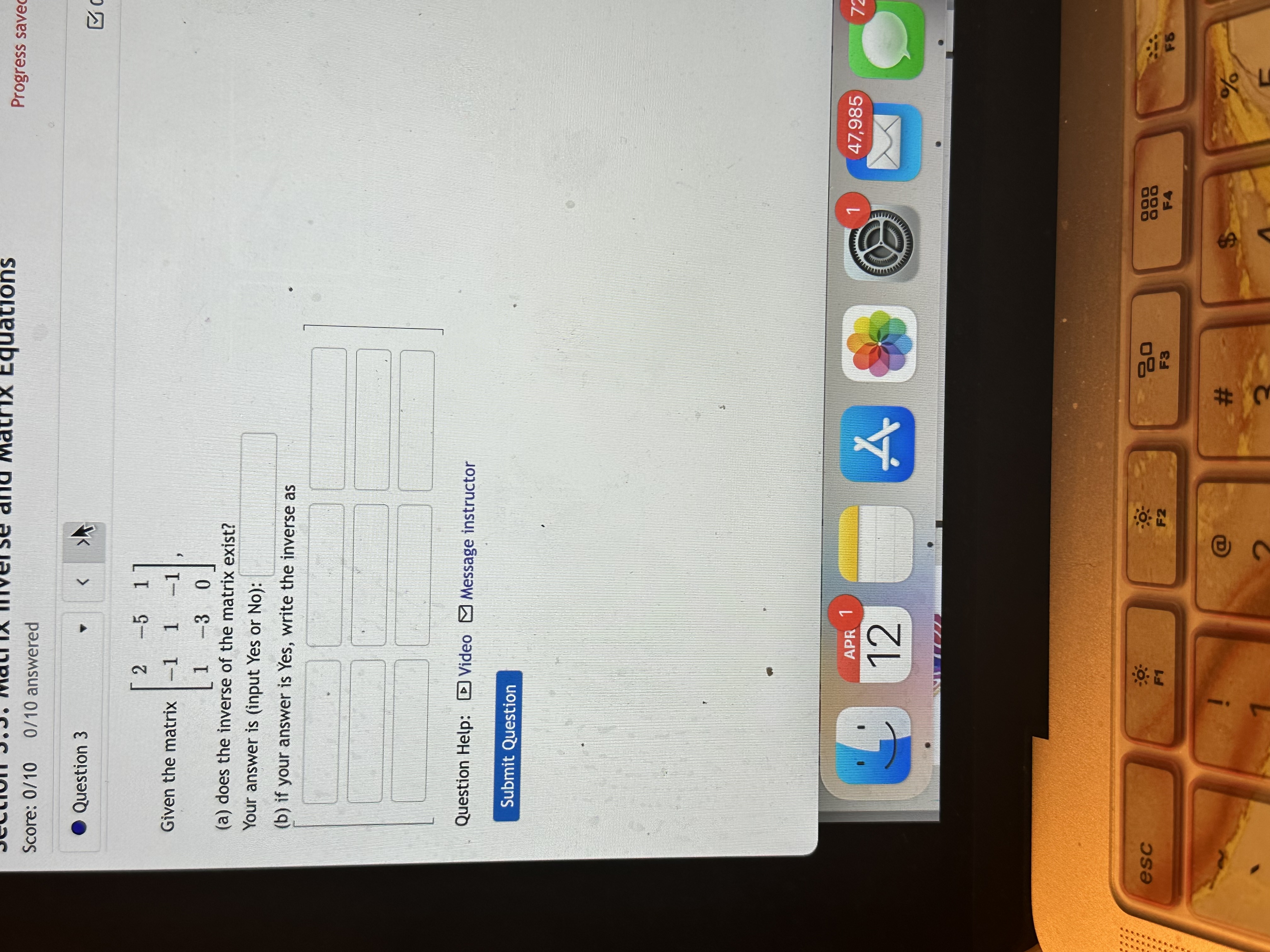 Progress saved D Score: 0/10 0/10 answered