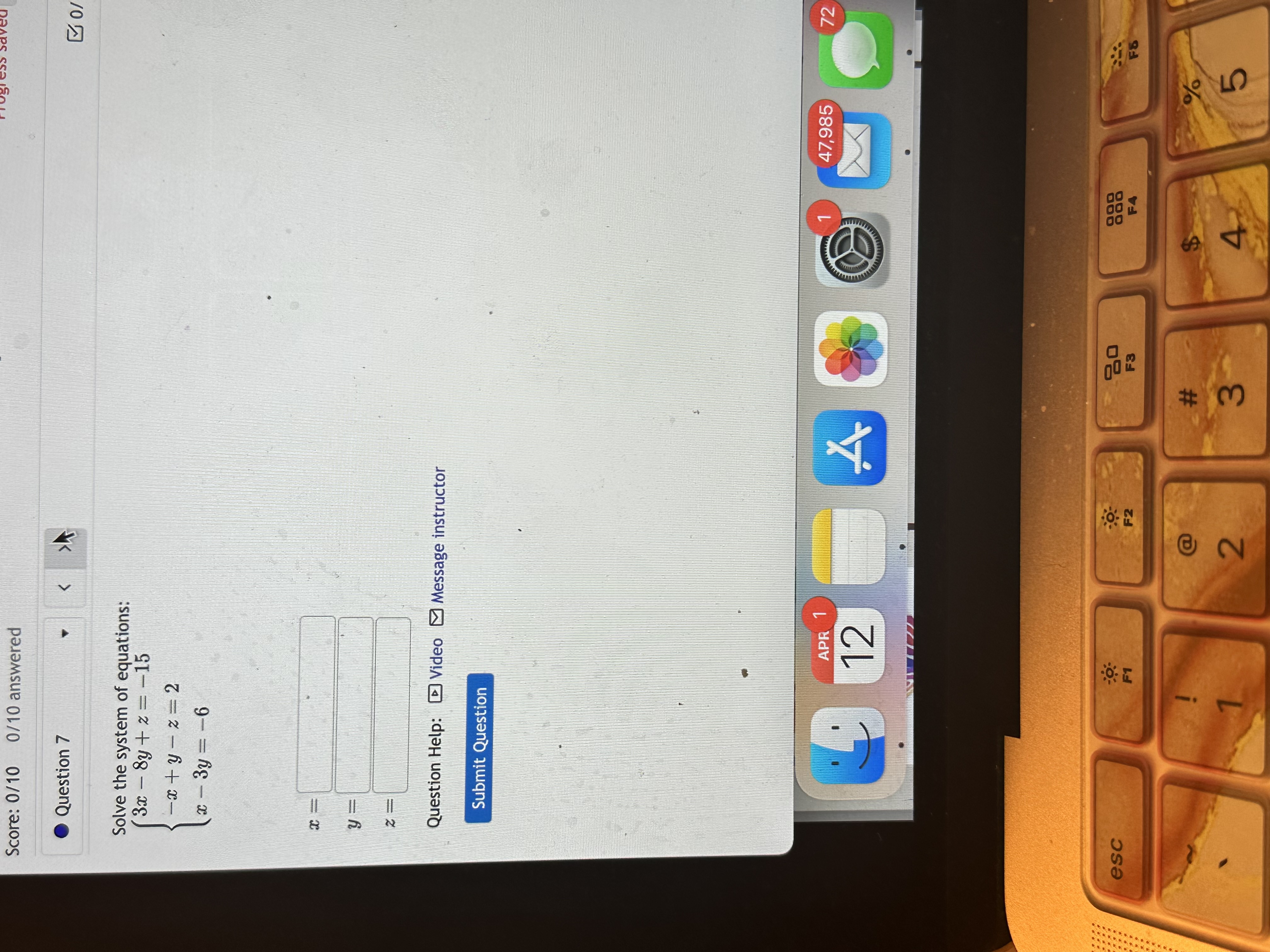 Progress saved D Score: 0/10 0/10 answered