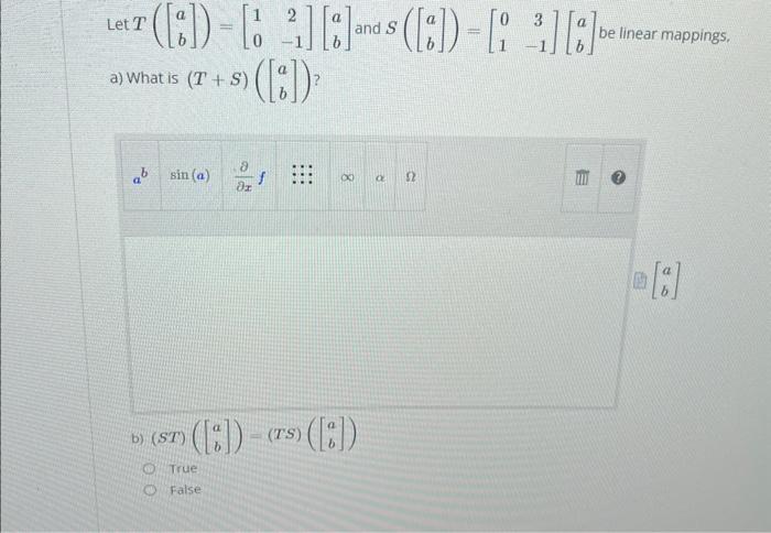 Please written by computer source Let T 2,] [ ]