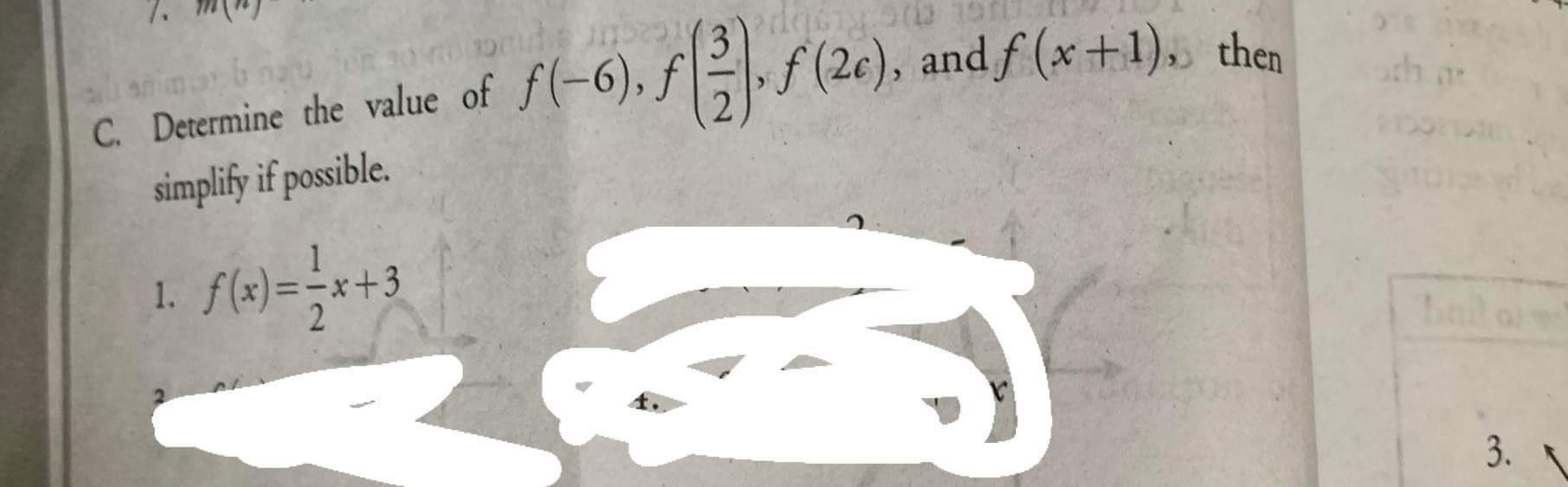 D. Determine whether each graphed relation is a